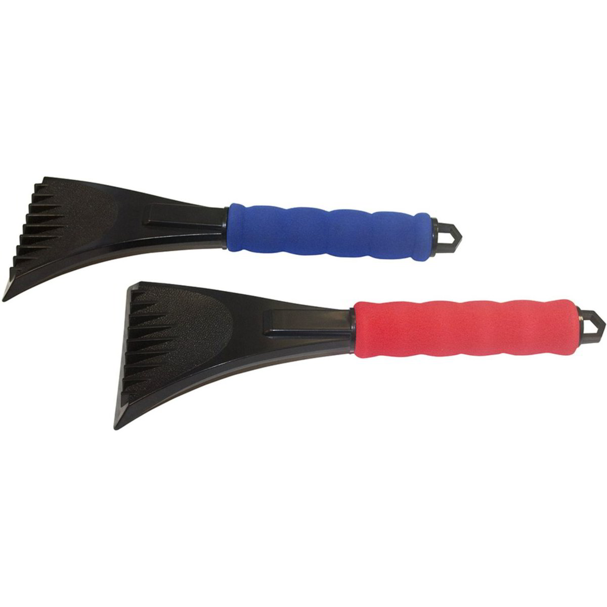 AUPROTEC Spazzola Da Neve 2 In 1 Con Raschietto Ghiaccio XL, 60 Cm, Setole Larghe E Impugnatura Morbida, Per Auto, Blu